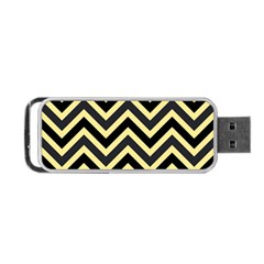 Zigzag Pattern Portable Usb Flash (one Side) by Valentinaart