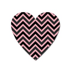 Zigzag Pattern Heart Magnet by Valentinaart