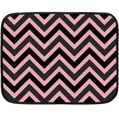 Zigzag Pattern Fleece Blanket (mini) by Valentinaart