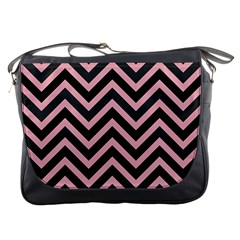 Zigzag Pattern Messenger Bags by Valentinaart