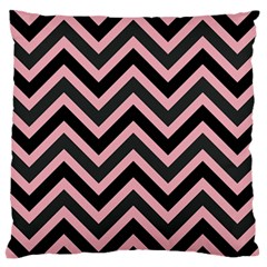 Zigzag Pattern Large Cushion Case (two Sides) by Valentinaart