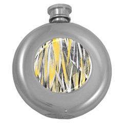 Abstraction Round Hip Flask (5 Oz) by Valentinaart