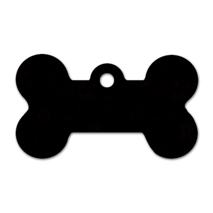 Pattern Dog Tag Bone (One Side)