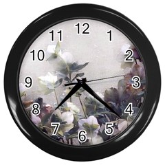 Watercolour Wall Clocks (black) by DeneWestUK