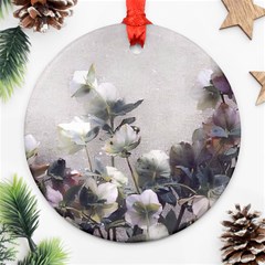 Watercolour Round Ornament (two Sides) by DeneWestUK