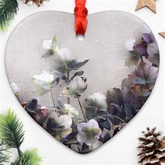 Watercolour Heart Ornament (two Sides) by DeneWestUK