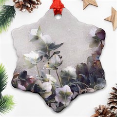 Watercolour Snowflake Ornament (two Sides) by DeneWestUK