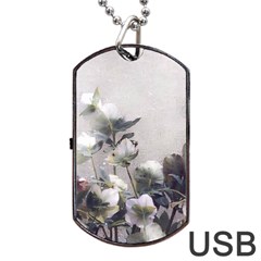 Watercolour Dog Tag Usb Flash (one Side) by DeneWestUK