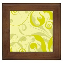 Floral Pattern Framed Tiles