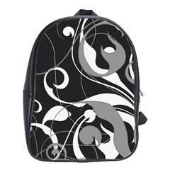 Floral Pattern School Bags(large) 