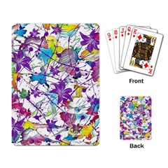 Lilac Lillys Playing Card