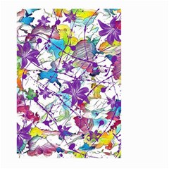 Lilac Lillys Large Garden Flag (Two Sides)