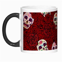 Funny Skull Rosebed Morph Mugs by designworld65