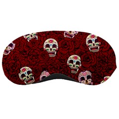 Funny Skull Rosebed Sleeping Masks by designworld65