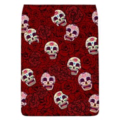 Funny Skull Rosebed Flap Covers (l)  by designworld65