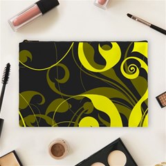 Floral Pattern Cosmetic Bag (large)  by Valentinaart