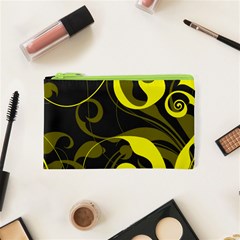 Floral Pattern Cosmetic Bag (xs) by Valentinaart