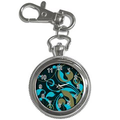 Floral Pattern Key Chain Watches by Valentinaart