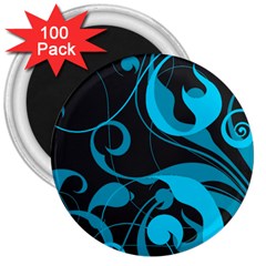 Floral pattern 3  Magnets (100 pack)