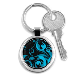 Floral pattern Key Chains (Round) 