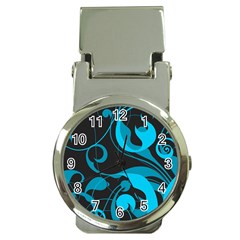 Floral pattern Money Clip Watches