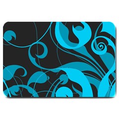 Floral pattern Large Doormat 