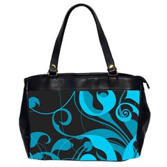 Floral pattern Office Handbags (2 Sides) 