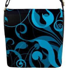 Floral pattern Flap Messenger Bag (S)