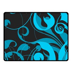 Floral Pattern Double Sided Fleece Blanket (small) 