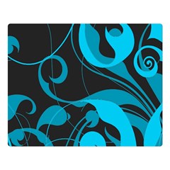 Floral pattern Double Sided Flano Blanket (Large) 