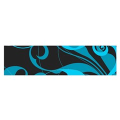 Floral pattern Satin Scarf (Oblong)