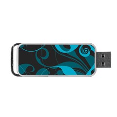 Floral Pattern Portable Usb Flash (one Side) by Valentinaart