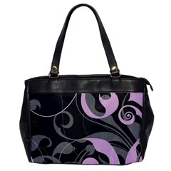 Floral Pattern Office Handbags by Valentinaart