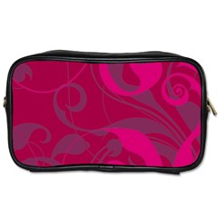 Floral Pattern Toiletries Bags 2-side by Valentinaart