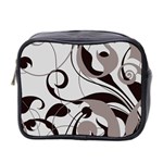 Floral pattern Mini Toiletries Bag 2-Side Front