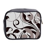 Floral pattern Mini Toiletries Bag 2-Side Back