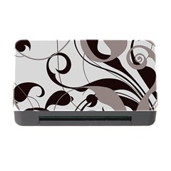 Floral Pattern Memory Card Reader With Cf by Valentinaart