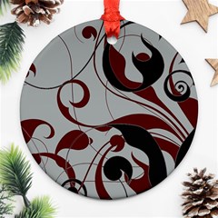 Floral Pattern Ornament (round) by Valentinaart