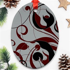 Floral Pattern Ornament (oval) by Valentinaart