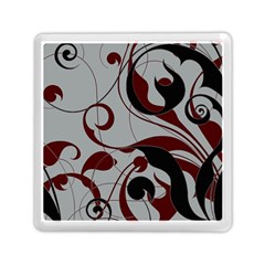 Floral Pattern Memory Card Reader (square)  by Valentinaart