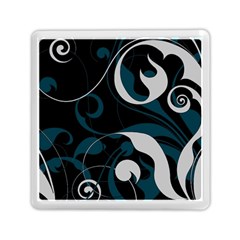 Floral Pattern Memory Card Reader (square)  by Valentinaart