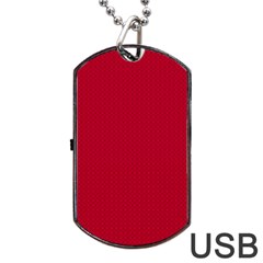 Color Dog Tag Usb Flash (one Side) by Valentinaart