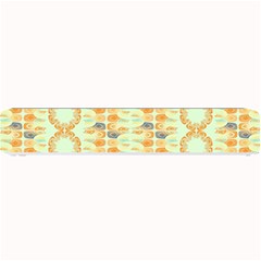 Ethnic Orange Pattern Small Bar Mats by linceazul