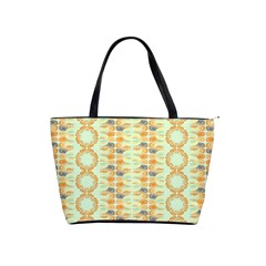 Ethnic Orange Pattern Shoulder Handbags by linceazul