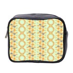 Ethnic Orange Pattern Mini Toiletries Bag 2-Side Front