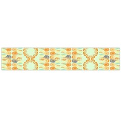 Ethnic Orange Pattern Flano Scarf (large) by linceazul