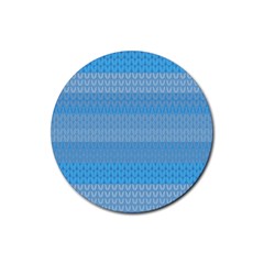 Pattern Rubber Coaster (round)  by Valentinaart