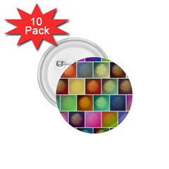 Multicolored Suns 1 75  Buttons (10 Pack) by linceazul