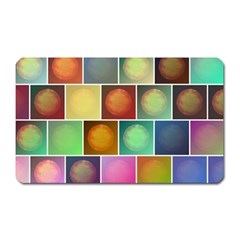 Multicolored Suns Magnet (rectangular) by linceazul