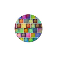 Multicolored Suns Golf Ball Marker (4 Pack) by linceazul